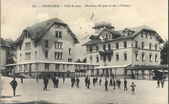delCampe Auctions Photo 263 of Historical SUISSE FRIBOURG - Villa Saint Jean - Pavillons St Jean et des Ormes  
